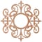 Ekena Millwork Dijon Wood Fretwork Pierced Ceiling Medallion, Cherry, 28"OD x 9 1/8"ID x 3/8"T CMWP28X28X0375DICH - alternate 2